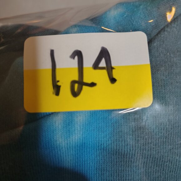 Anonomous Cropped Hoodie Womens Size Small Tye Dye Oversized Boxy Y2K - Picture 8 of 9